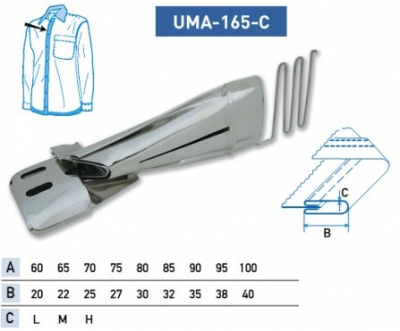 Приспособление UMA-165-C 60-20 мм